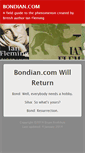 Mobile Screenshot of bondian.com